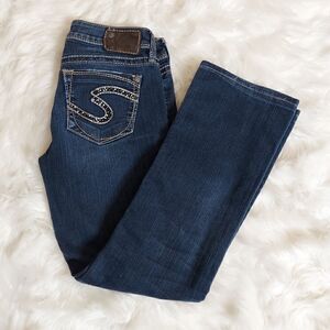 Silver Lola 17" straight leg jeans‎